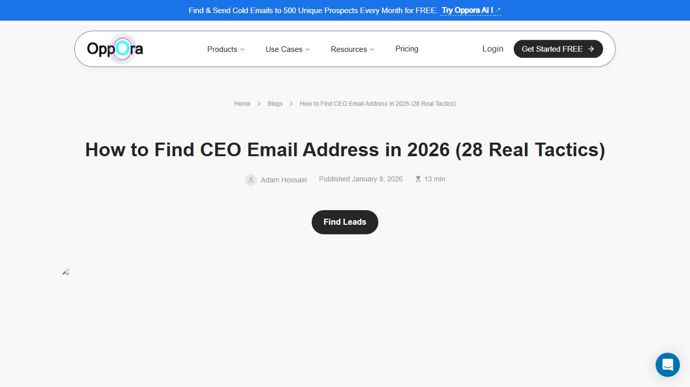How to Find CEO Email Address in 2026: 28 Proven Tactics